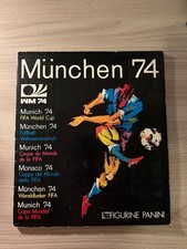 MUNCHEN '74 ALBUM COMPLETO FIGURINE CALCIATORI PANINI WORLD CUP ORIGINALE MONACO