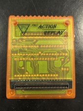 ACTION REPLAY PS PRO PLAYSTATION 1 PS1 Trasparente Arancione Rara