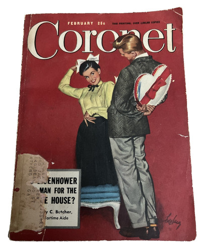 Vintage coronet magazine feb - vintage,