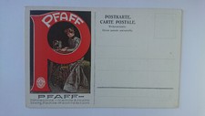 Advertising postcard sewing