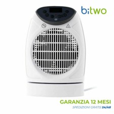 Termoventilatore stufa con rotazione 90° digitale timer 24 ore 1000 2000 watt