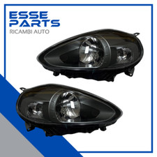 Fari Proiettori Fanali H4 Sinistro e Destro Punto Evo 09 Grigio Scuro Titanio