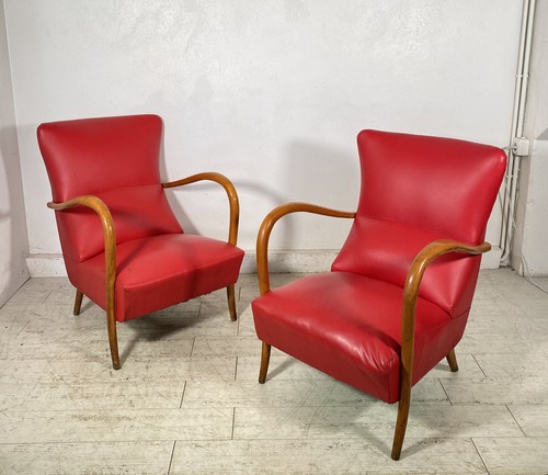 Coppia poltrona art decò anni - coppia,