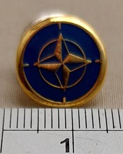SPILLA SMALTATA PINS MILITARE ALAMARO A SPILLO NATO VINTAGE