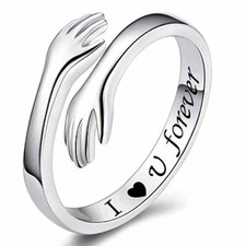 Anello Abbraccio Cuore Aperto