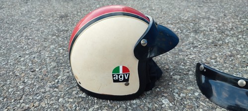 Casco moto epoca agv - casco, 2