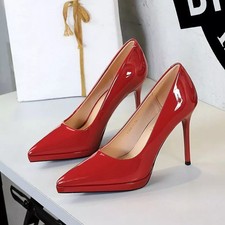 Decolte Rosse Lucide Pelle