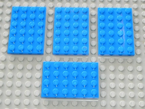 Lego plaque bleu blue - lego,