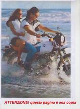 advertising Pubblicità  MOTO BMW R 80 GS 1981 MOTOTEDESCHE ENDURO EPOCA