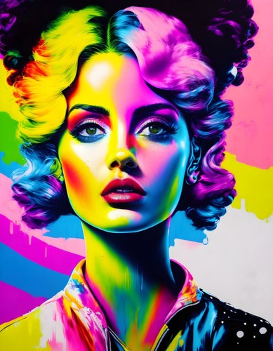 Motivo ragazza street art