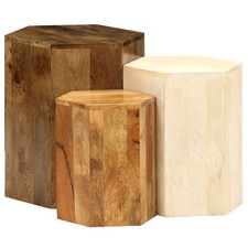 3x Legno Massello di Mango