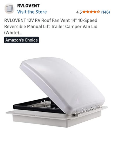 Ventilatore tetto camper - tetto,