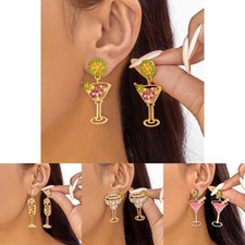 Orecchini vintage in vetro