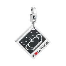 Ciondolo I Love London Acciaio