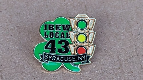 Spilla bavero ibew local 43 - spilla,