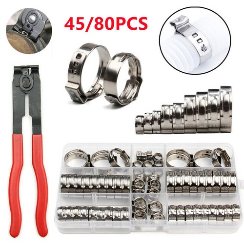 80x assorted hose clamp - assorted,