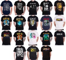T-shirt ufficiale Blink 182 fascia logo clistere dello stato grande sorriso nuova unisex
