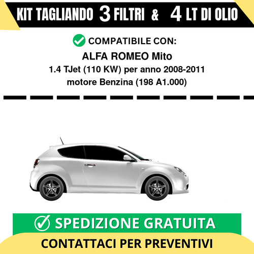 Tagliando per alfa romeo - alfa, mito
