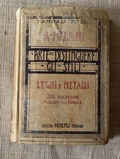 (Manuali Hoepli) MELANI A.. L'ARTE DI SISTINGUERE GLI STILI. LEGNI E METALLI.