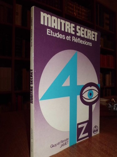Maitre secret etudes - etudes, et