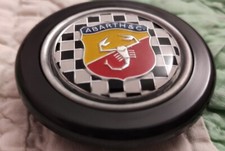 PULSANTE CLACSON ORIGINALE PER VOLANTE ABARTH 595 COMPETIZIONE 695 SS 124 RALLY 