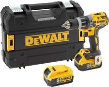 DeWalt Trapano avvitatore a percussione, 2 velocità, 5.0 Ah con doppia batteria 