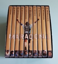 MARADONA  Box completo 10 DVD "Non sarò Mai Un Uomo Comune" Gazzetta dello Sport