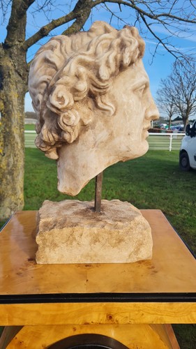 Roman style head sculpture - roman,