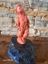 Scultura In Corallo Su Base In