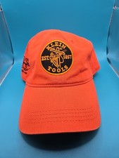 Cappello berretto baseball Klein Tools Est 1857 cinturino regolabile arancione 2017 150 anni