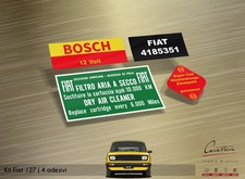 Kit adesivi vano motore - kit, e