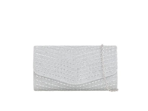 Pochette argento con - argento,