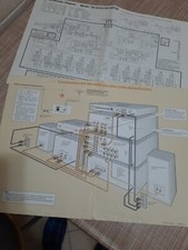 TECHNICS SH-8020 SCHEMATIC DIAGRAM E COLLEGAMENTI ORIGINALE