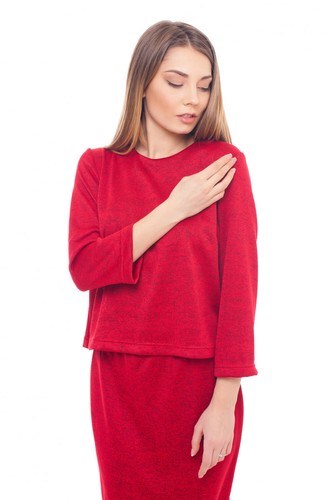 Camicetta rossa calda - , in