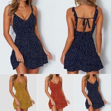 Abito smanicato donna spalline