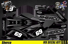 Kit Déco Moto pour / Mx Decal Kit for Sherco 50 - Black