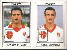 FIGURINA CALCIATORI PANINI 1989/90-PADOVA-DI LIVIO-PRADELLA