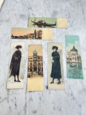 VENEZIA DONNE LOTTO SEI CARTOLINE VECCHIE CARTOLINE OLD POSTCARDS CM.4,5X13,5