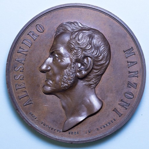 Alessandro manzoni medaglia - manzoni,