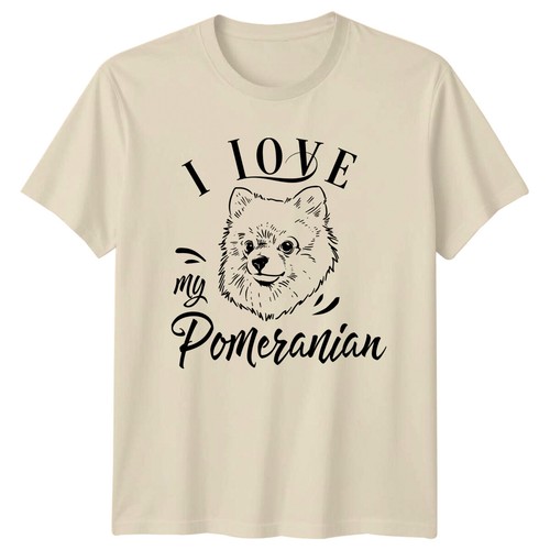Shirt love my - t-shirt, pomeranian