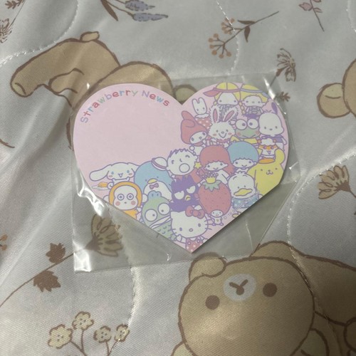 Sanei ichigo shinbun memo pad - shinbun,