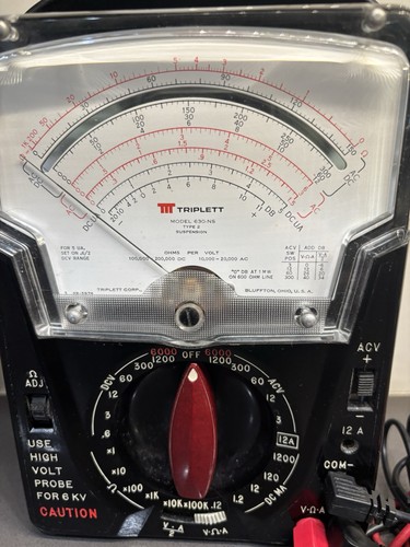 Multimetro analogico triplett - multimetro,