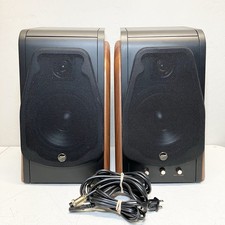 (TESTATO) Altoparlanti attivi da scaffale HiVi Swan M300 con cavi. Hi-fi