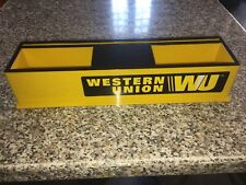 Pubblicità Western Union Porta Depliant 