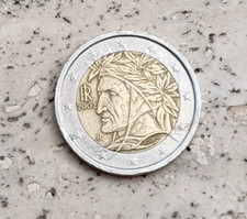 Moneta da 2 Euro Dante