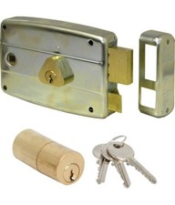 SERRATURA CISA 50571 ENTRATA 60mm DA APPLICARE PER CANCELLI PORTONCINI DX/SX