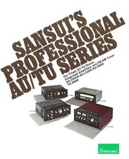 Scansioni ad alta risoluzione della brochure per sintonizzatore Sansui AU-20000 AU-11000 amp TU-9900