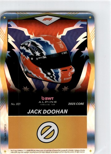 Casco jack doohan uno elite - uno, f1