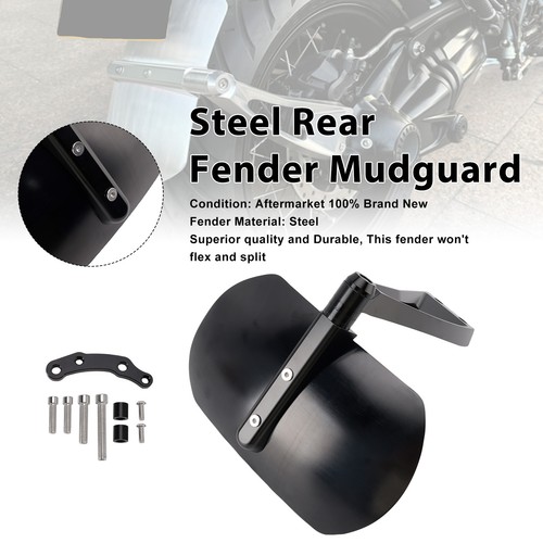 Steel rear fender mudguard - rear,