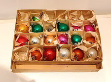 Palle di natale vintage retro anni 50/60, 18pz.